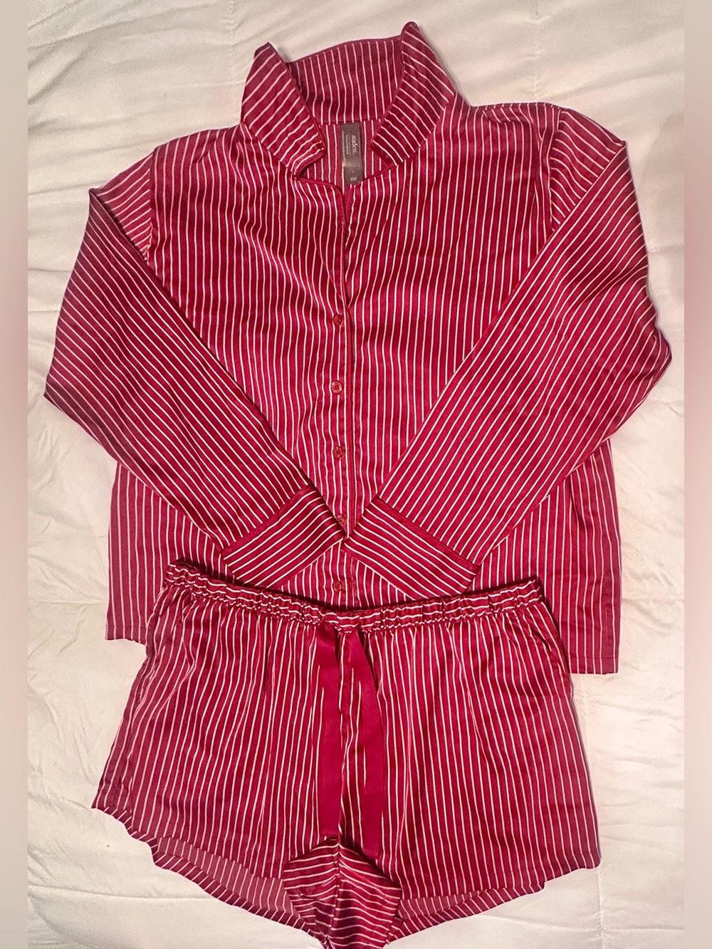Auden Red and White Striped Pajama Set